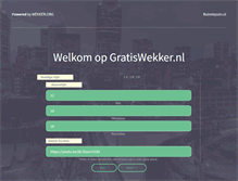 Tablet Screenshot of gratiswekker.nl